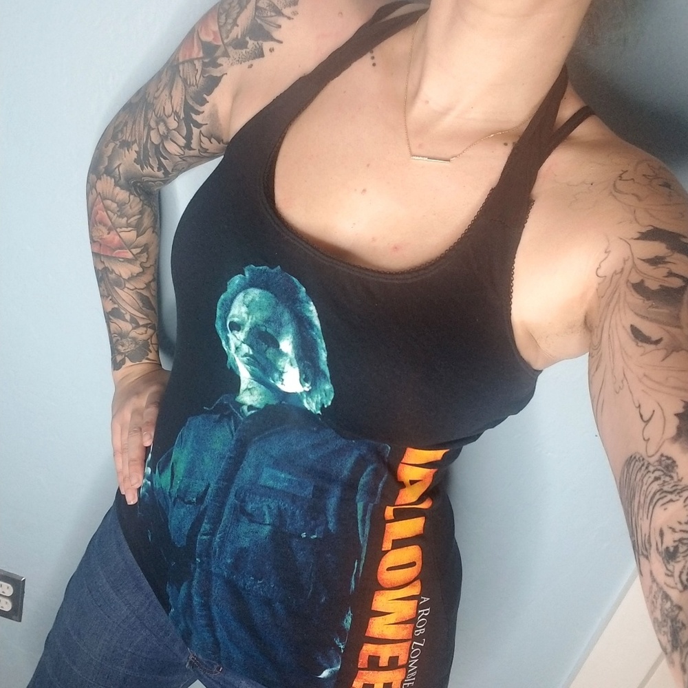 HALLOWEEN halter top Handmade